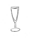 classic bar glassware champagne flute